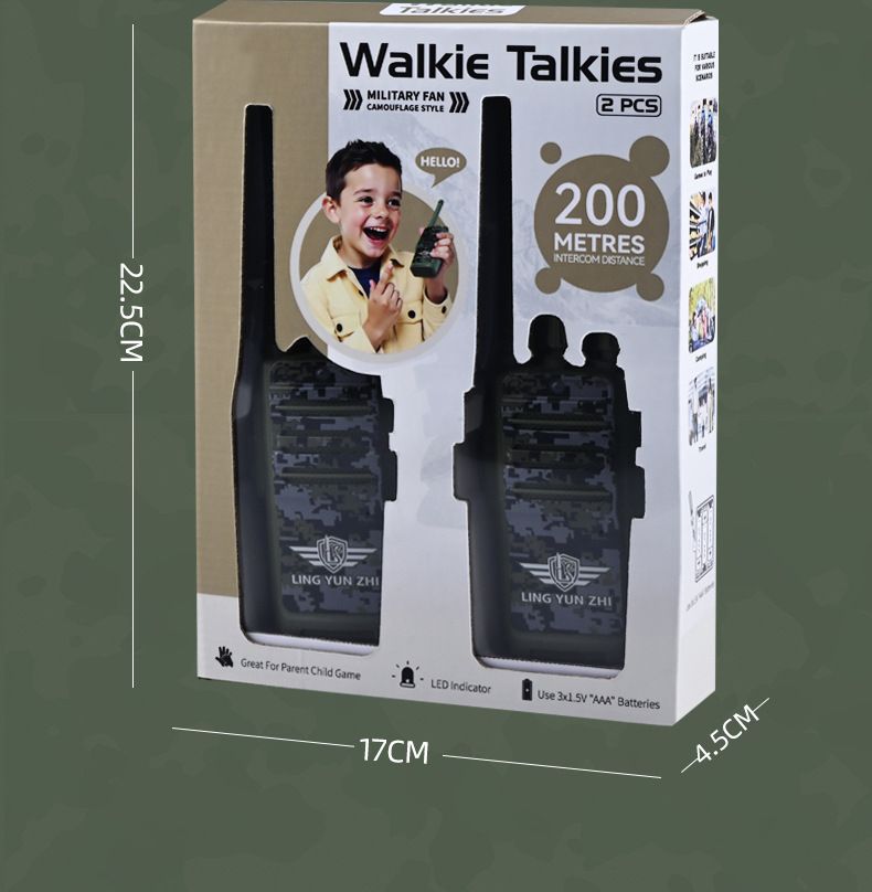 Walkie Talkie Children's Walkie Talkie, Outdoor Long Distance Conversation, Parent Child Interaction, Play House Pager, New Electronic Toy_voghion.com