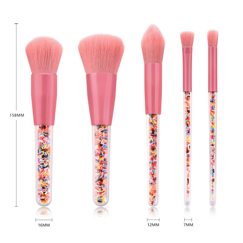 5 pennelli per trucco caramelle, pennello per cipria, pennello per fiamma, set di strumenti di bellezza_voghion.com