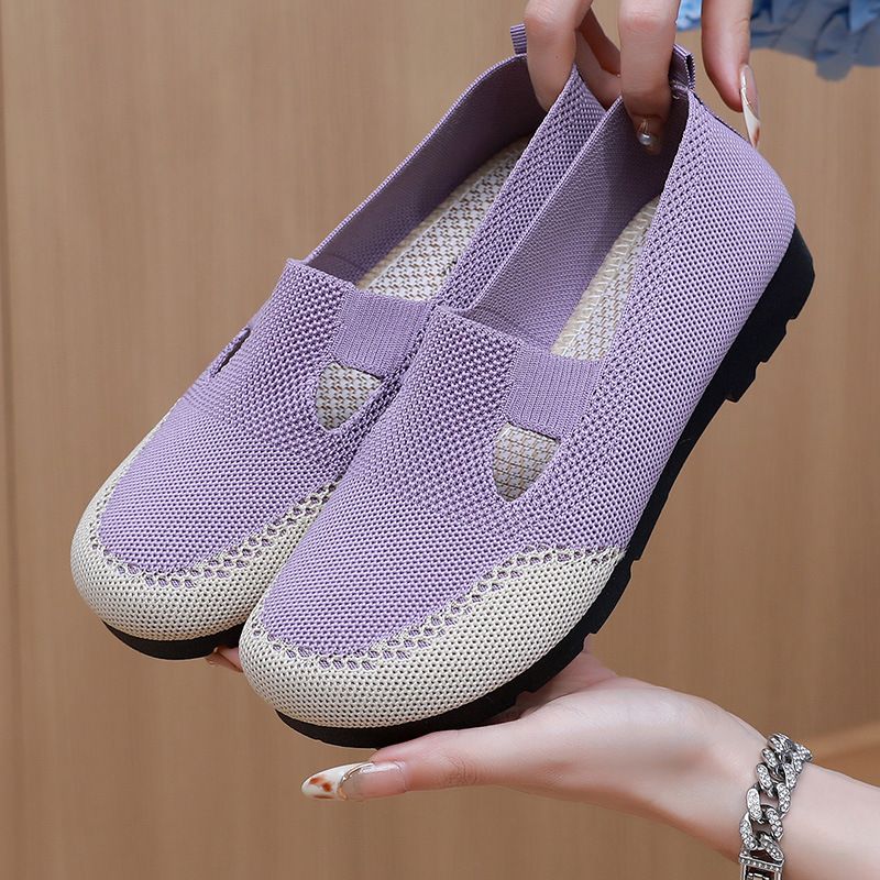 Pantofole estive Old Beijing 2025 per donna, traspiranti e comode, suola morbida MH, antiscivolo per anziani, scarpe piatte per mamma_voghion.com