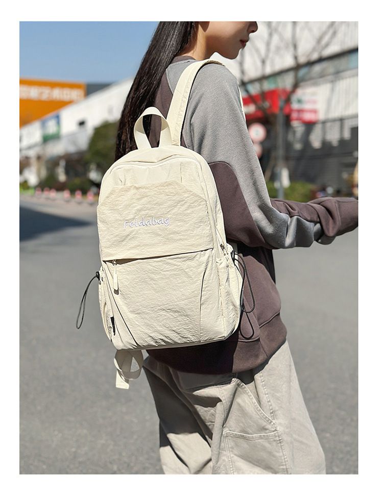 Sacs à dos pour hommes, nouveaux sacs de voyage simples et légers, petits sacs à dos pour filles, étudiants, déplacements scolaires_voghion.com