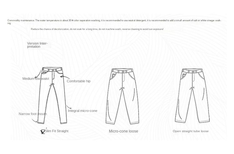 New personalized high street style tooling trousers casual trousers versatile simple fashion niche design leggings_voghion.com