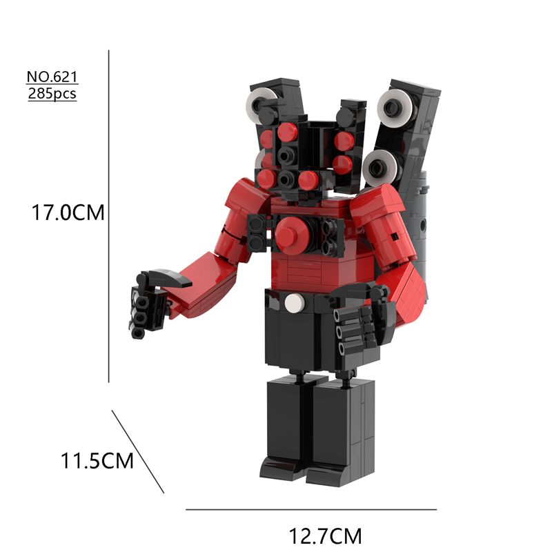 Vse Moc New Skibidi Toilet The Audio and Camera Titan Man Building Blocks Toys DIY Opeke Toy For Child Rojstnodnevno božično darilo_voghion.com