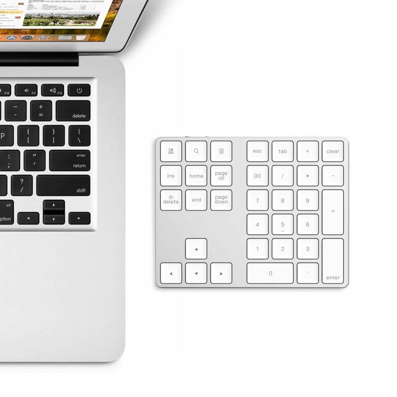 Bluetooth Numeric Keypad For Iphone Huawei Desktop And Notebook Computer Office Accounting Wireless Keyboard_voghion.com