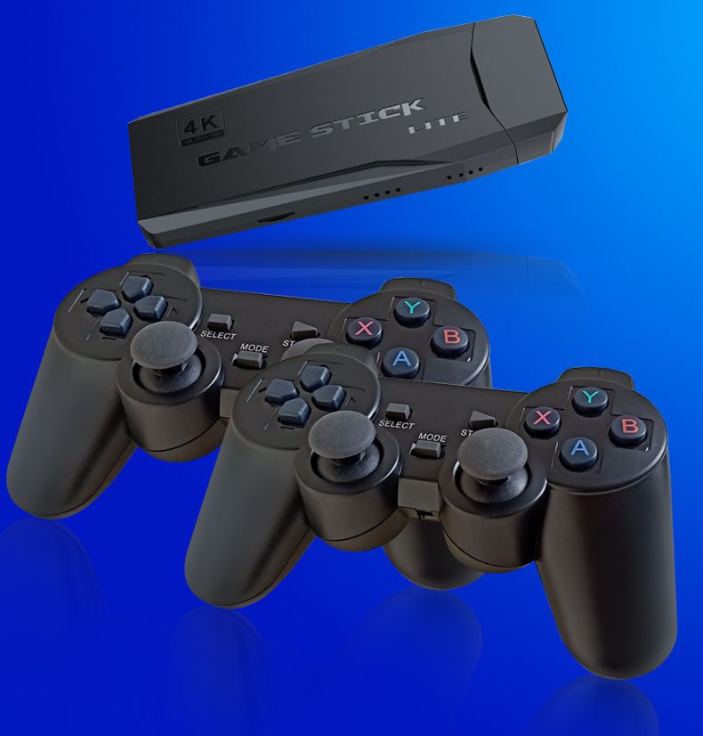 New 4K HD Home TV Connected Game Console Dual Wireless Joysticks Arcade Classic FC Games Nostalgic_voghion.com