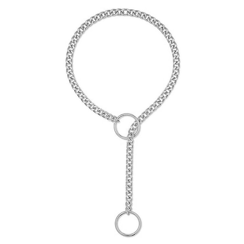 Collana in ottone placcato oro vero, di grande vendita, con anello a forma di cuore, stile punk, rock, cubano, lunga catena, con lucchetto a cuore._voghion.com