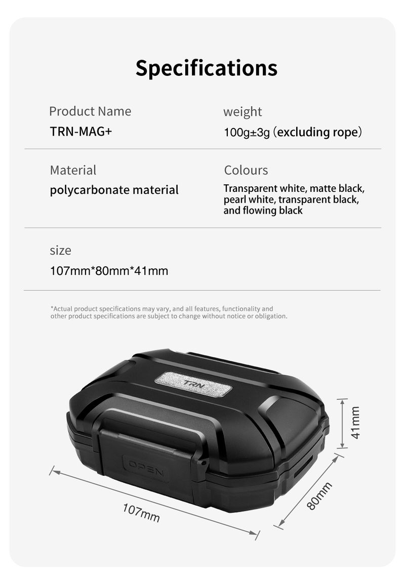 100% Dustproof Waterproof Shockproof Earphone Storage Box_voghion.com