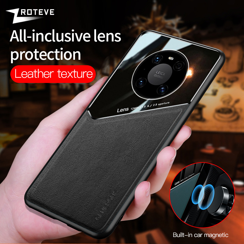 Mate40 Pro Case Zroteve Leather Texture Soft Frame Cover per PC per Huawei Mate 40 30 20 50 Pro Plus Mate50 Custodie per telefoni antiurto_voghion.com
