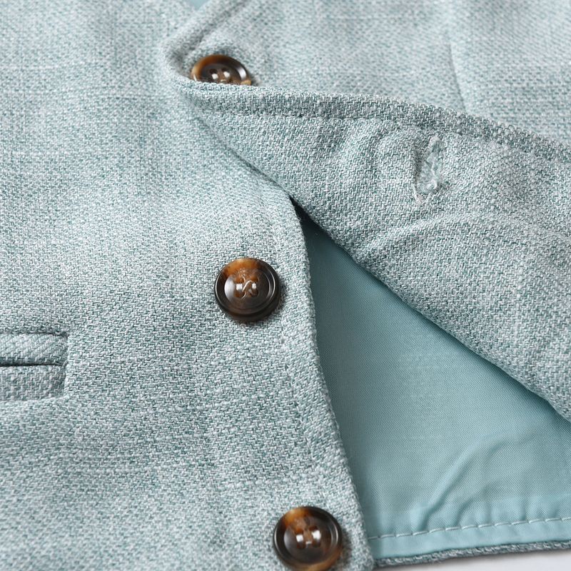 Abbigliamento per bambini Vestito per ragazzi Vestiti primaverili Bel gilet per bambina Vestito in tre pezzi Vestito per bambini di sei anni Vestito per bambini_voghion.com