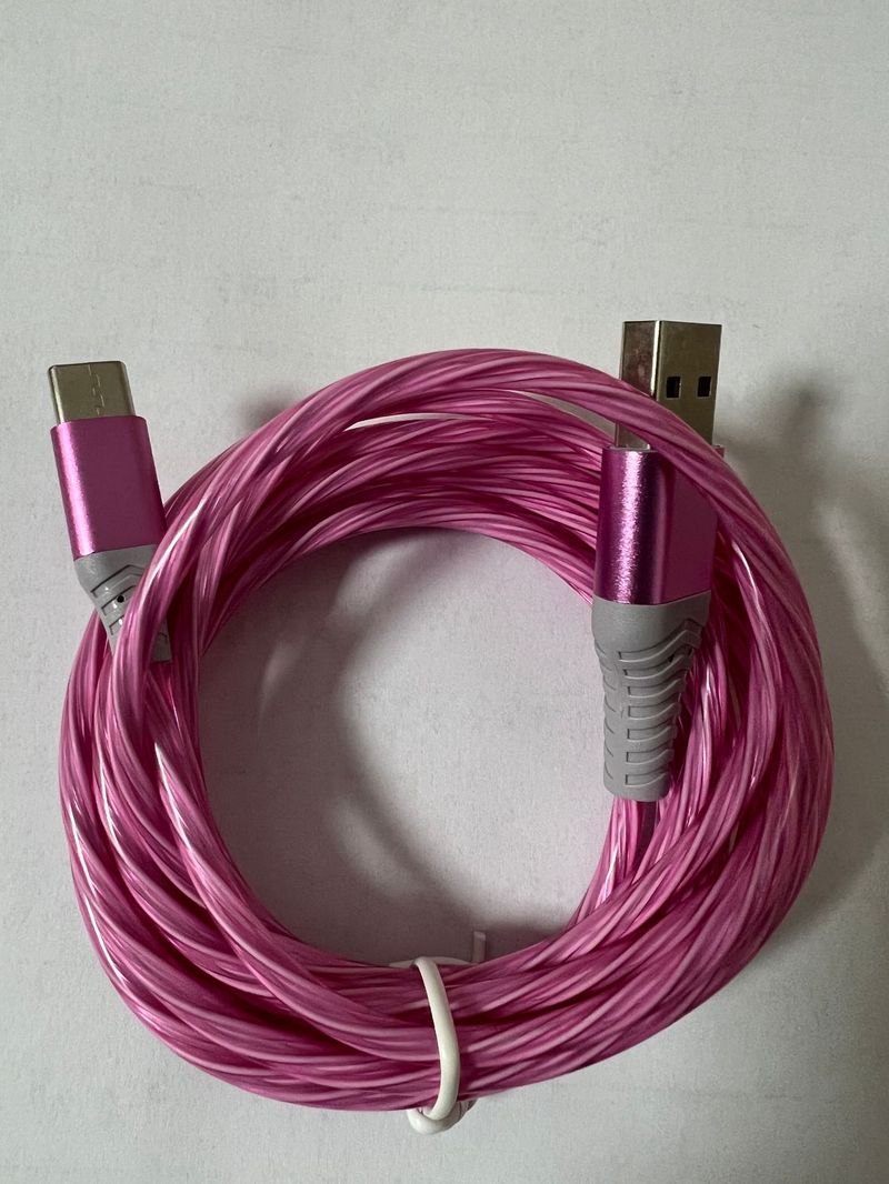 40W Luminous Model Suitable For Iphone Android TypeC Mobile Phone Fast Charging Three In One Streaming Data Cable_voghion.com