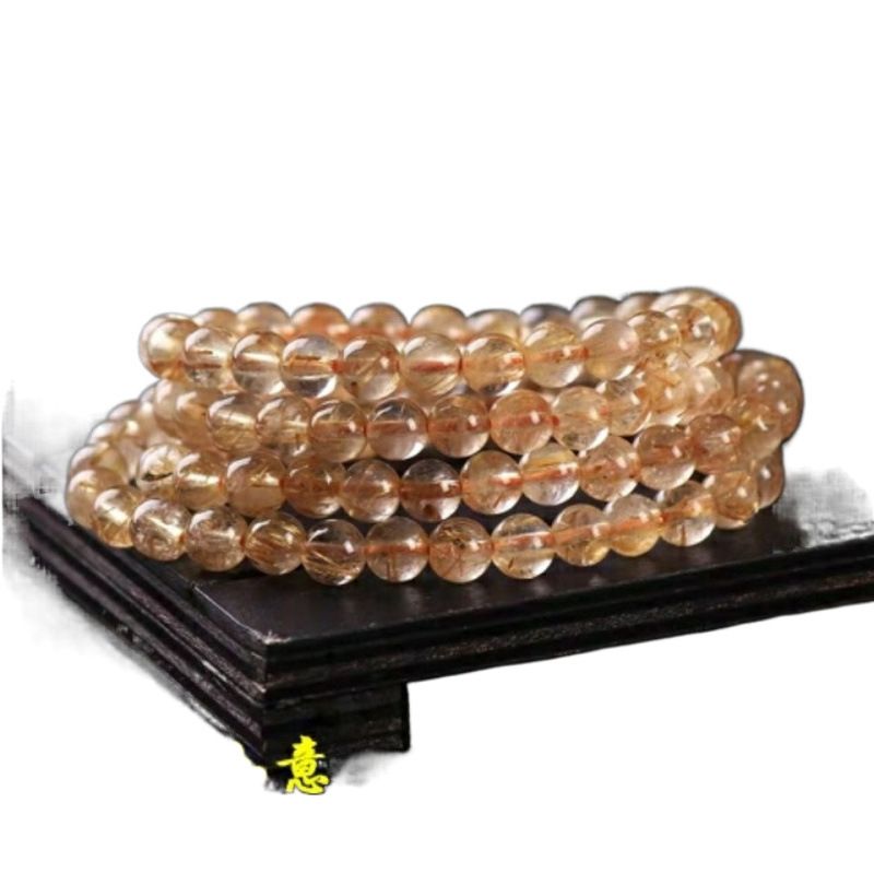 Braccialetto estivo per capelli da uomo, in seta e titanio dorato, con cristalli, per donne e uomini, colore: giallo brasiliano_voghion.com