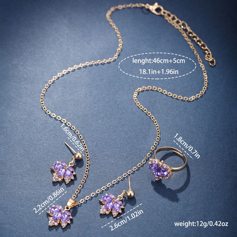 Orologio da donna Sweet Style con quadrante rotondo in pelle e set di gioielli a forma di foglia d'acero - Eleganti accessori per orologi da polso_voghion.com