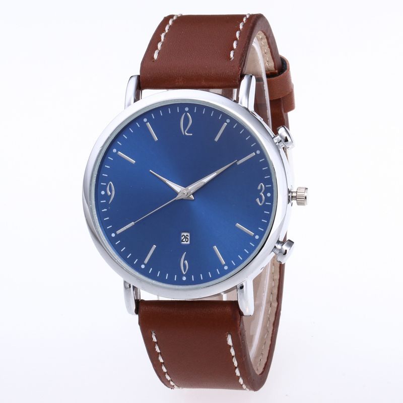 Men's Belt Square Digital Calendar Men's Watch Steel Belt Calendar Men's Watch A Generation No Logo_voghion.com