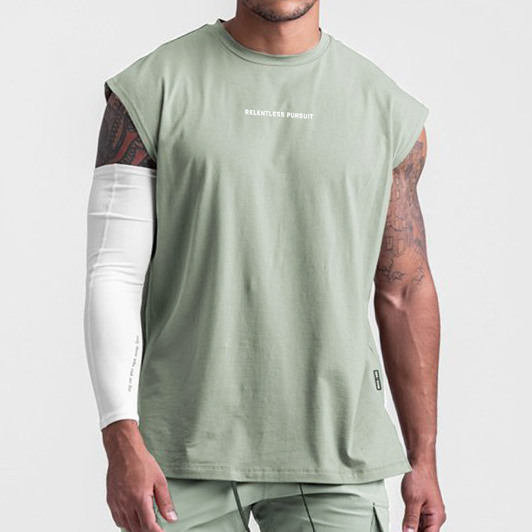 Man's clothing Men's tank top loose crew-neck sports vest men's quick drying breathable base top_voghion.com