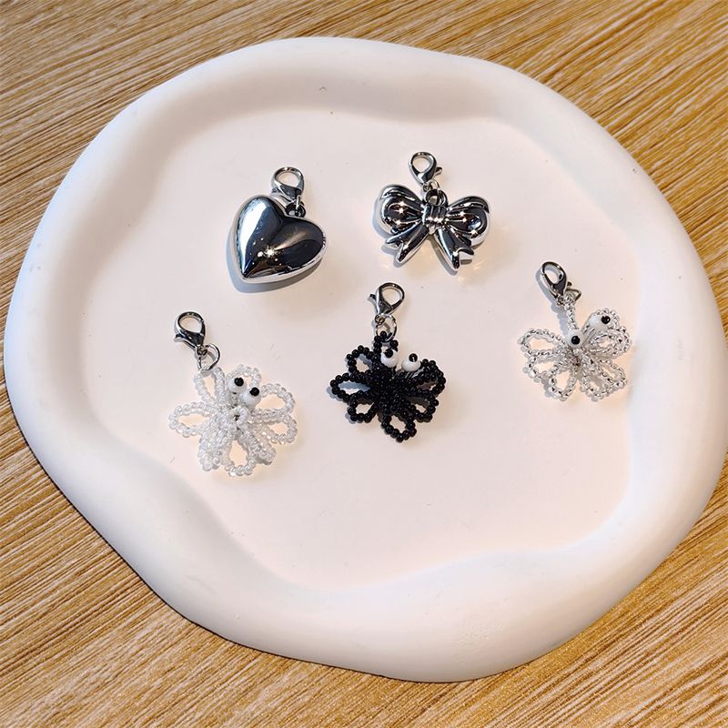 Ciondolo con fiocco di perle d'argento di celebrità, gioiello, fiore per scarpetta da ballerina, decorazione di alta qualità per ragazze_voghion.com