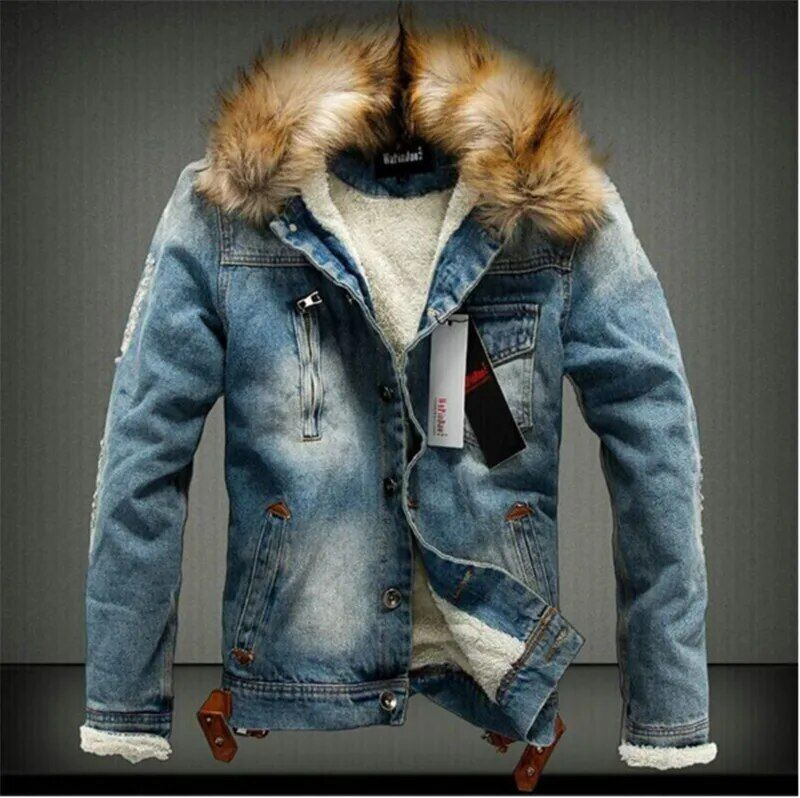 2024 New Men Jeans Jacket And Coats Denim Thick Warm Winter Outwear S-4XL LBZ21_voghion.com