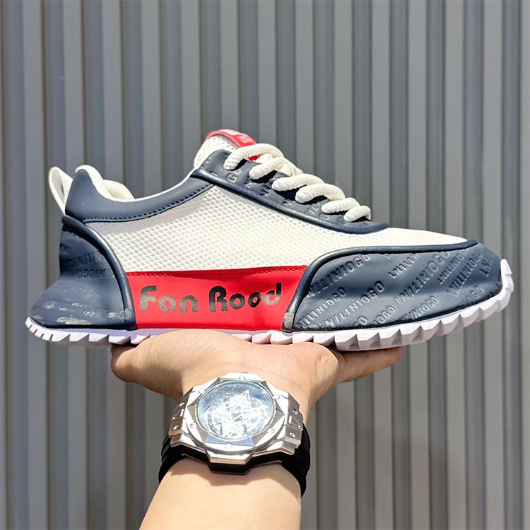 Unbeatable Quality European High-end Men's 2025 New Summer Mesh Breathable White Thick Sole Height Increasing Dad Shoes Men_voghion.com