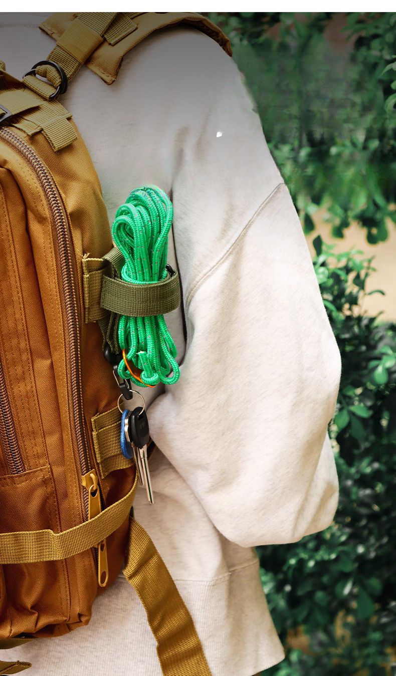 Multifunctionele mondkapjes voor buiten, riem, sleutelhanging, handschoenen, touw, snelspansluiting, opberggesp_voghion.com