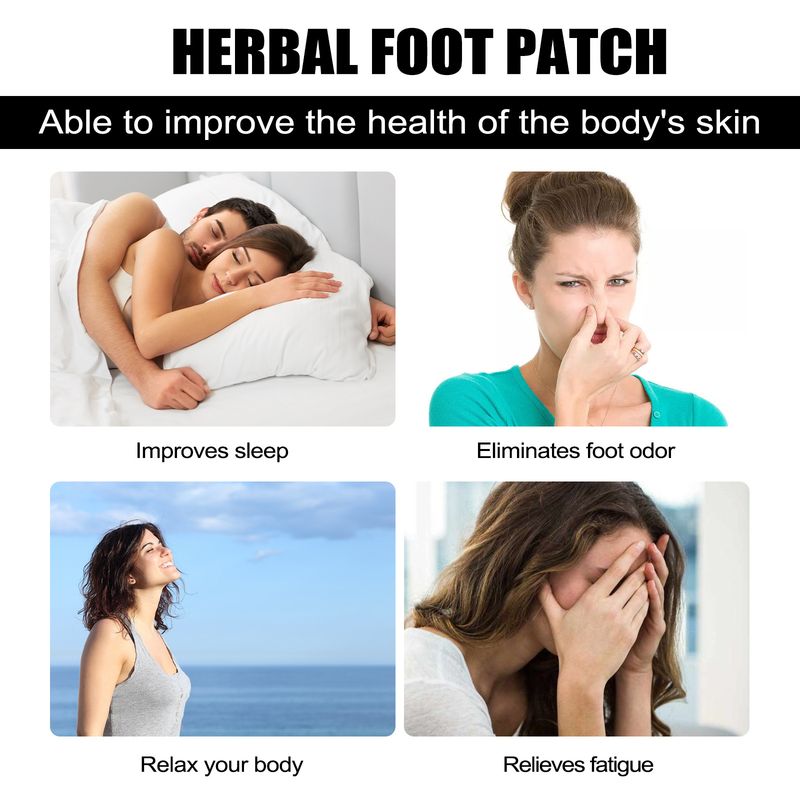 Ximonth Beifuß-Reinigungspflaster mit pflanzlichen Inhaltsstoffen lindert sanft Müdigkeit, reinigt und pflegt die Fußhaut. Fußpflaster_voghion.com