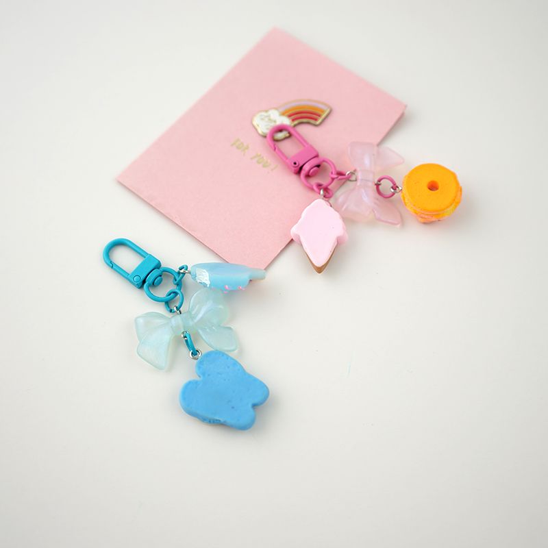 Nieuwe taartpoppenhanger voor vrouwen, prachtige rugzakdecoratie, schattige autosleutelhangerring_voghion.com