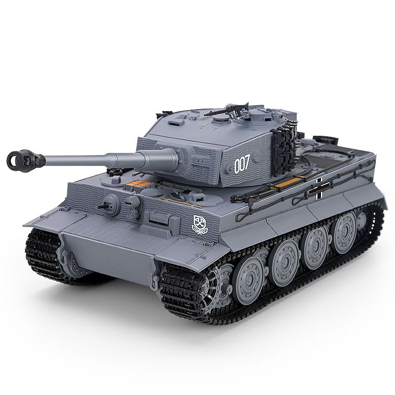2024 nouveau char télécommandé de style Tigre, à chenilles et capable de tirer des canons, grand pour la bataille, modèle de jouet pour garçons_voghion.com