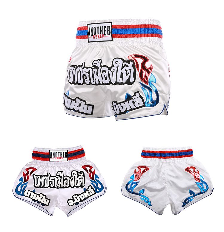 Pantalones cortos de Muay Thai, pantalones de combate de boxeo y sanda, pantalones deportivos de combate, pantalones de entrenamiento profesional para competición masculina y femenina._voghion.com