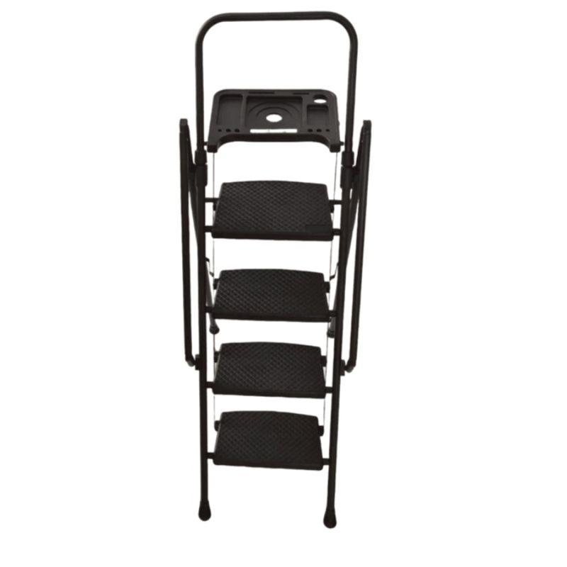 Construction Lb With Feet Folding Stool Steel Step St 440 Soft Wide NonSlip Capacity Pedals 4 Ladder Sturdy Handle Step NonSlip_voghion.com