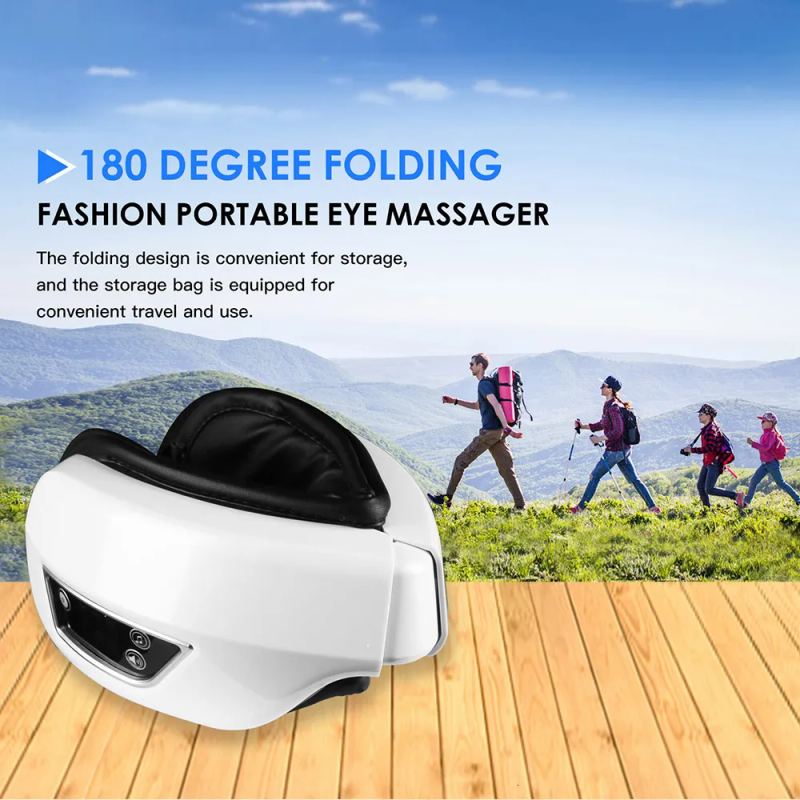 Massaggiatore per gli occhi 6D Smart Airbag Vibrazione Massaggiatore per gli occhi Strumento per la cura degli occhi Riscaldamento La musica Bluetooth allevia la fatica e il buio_voghion.com