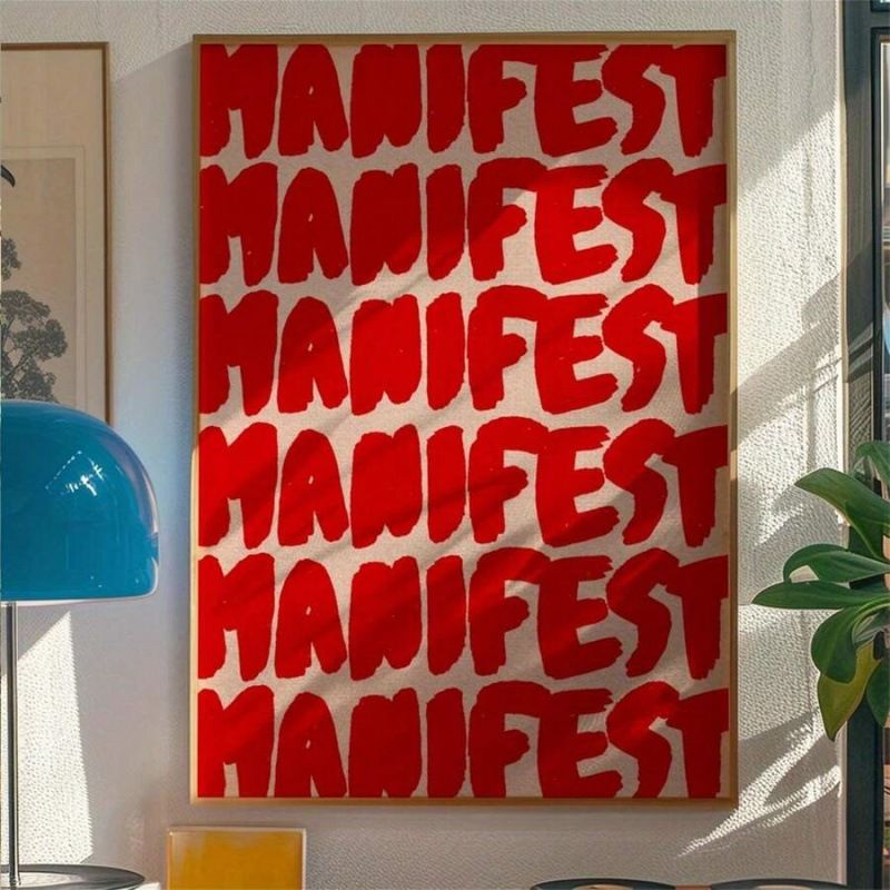 Frameless Poster Core Print Oil Canvas Hanging Decorative Wall Painting_voghion.com