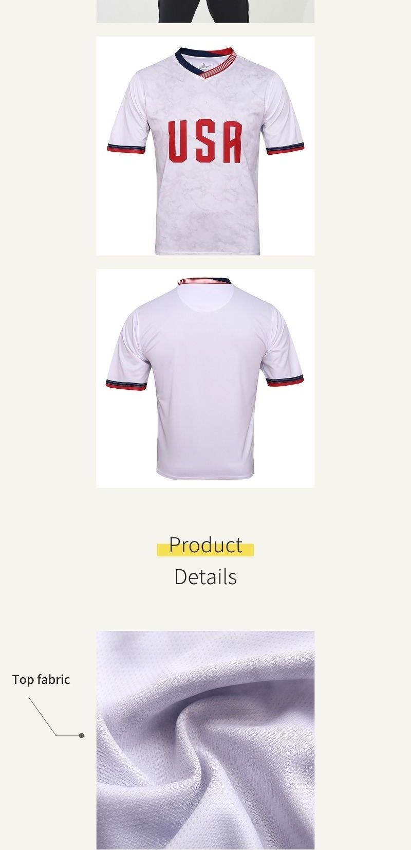 2025 American Cup New Style USA Trikots Schnelltrocknende Uniform Trainingsanzug Fußballhemd Fußballbekleidung_voghion.com