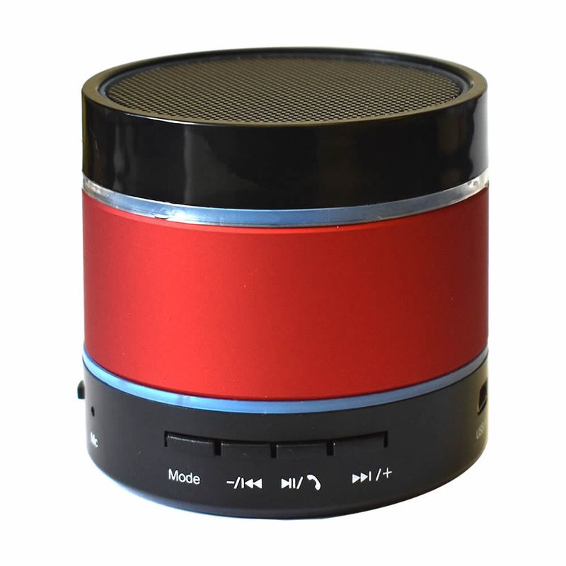 Mini enceinte portable sans fil Bluetooth JUSTOP, LED, basses puissantes, microSD, Royaume-Uni_voghion.com