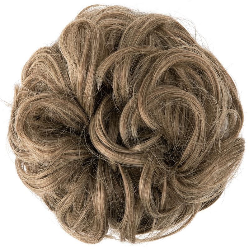 parrucca femminile fibra chimica corda per capelli accessori per capelli anello per capelli seta opaca soffice testa a sfera parrucca pacchetto per capelli capelli_voghion.com