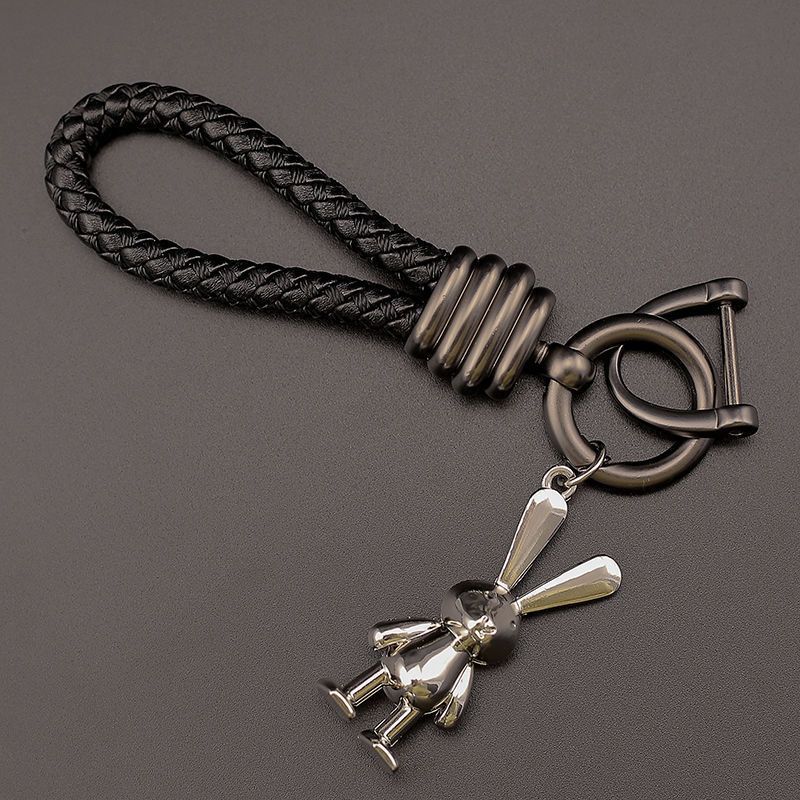 Pár Bunny Keychain Přívěsek Auto High-end Králík Rok Šperky Keychain Muži A Ženy Roztomilý Vynikající Přívěsek_voghion.com