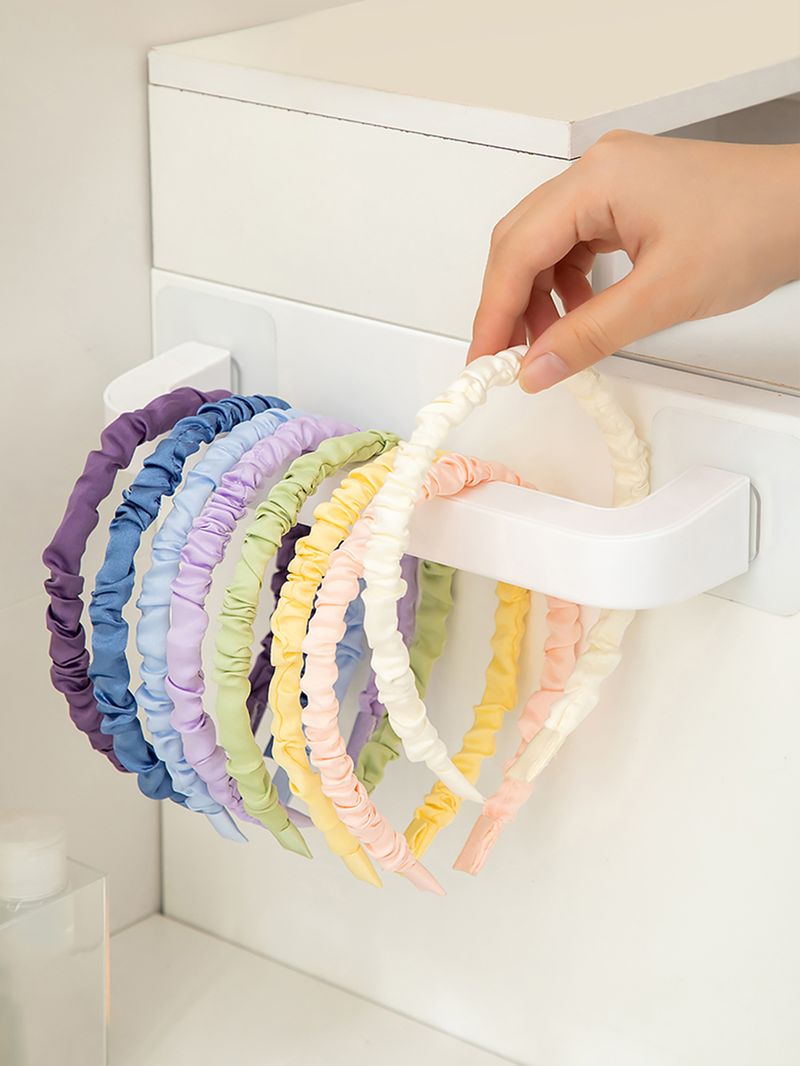 Household Hair Loop Head Rope Storage Rack, Non Punching Multifunctional Hook, Dormitory Seamless Storage Rack_voghion.com