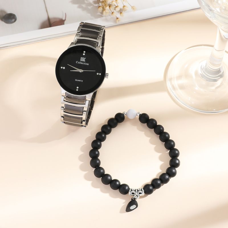 Herrklocka och armbandsset Parklocka Pararmband Föräldrabarnsklocka set Presentförpackning 4st_voghion.com