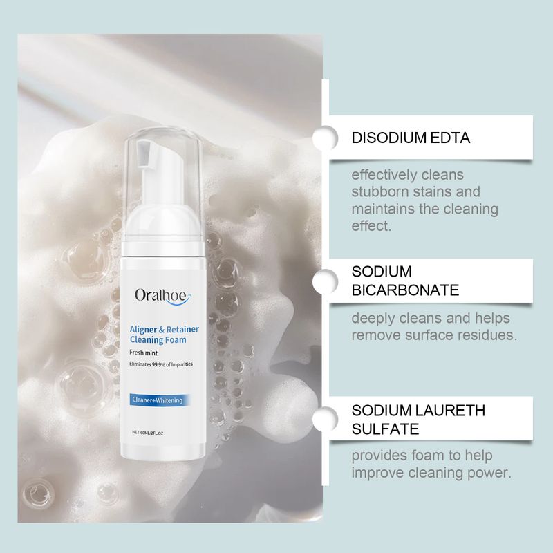 Καθαρισμός ορθοδοντικών συσκευών, καθαρισμός αφρού, καθαρισμός λεκέδων, στοματική φροντίδα, φροντίδα υγιεινής οδοντοστοιχιών και σιδεράκια_voghion.com