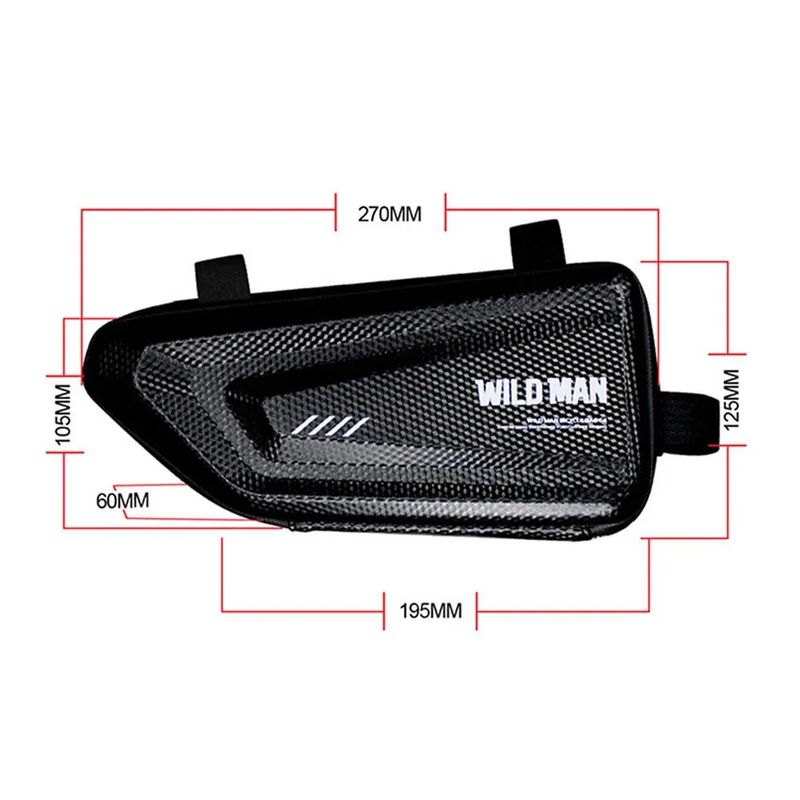 Bolsa lateral modificada para motocicleta BRABUS 1300 R, bolsa lateral triangular impermeable, bolsa de carcasa rígida para BRABUS 1300 R_voghion.com