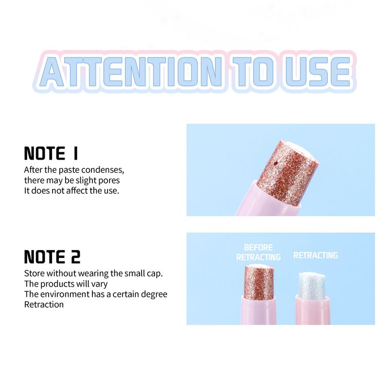 HANDAIYAN 6 - Color Jelly Eyeshadow Stick With Fine Shimmer - Fine Pearl Jelly Highlight Eyeshadow Stick_voghion.com
