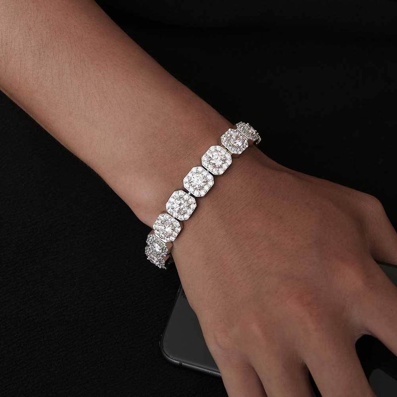 Men's Jewelry Hip Hop Bracelets, Rock Sugar Chain, Zircon Bracelets, Trendy Personality Fashion Accessories,_voghion.com