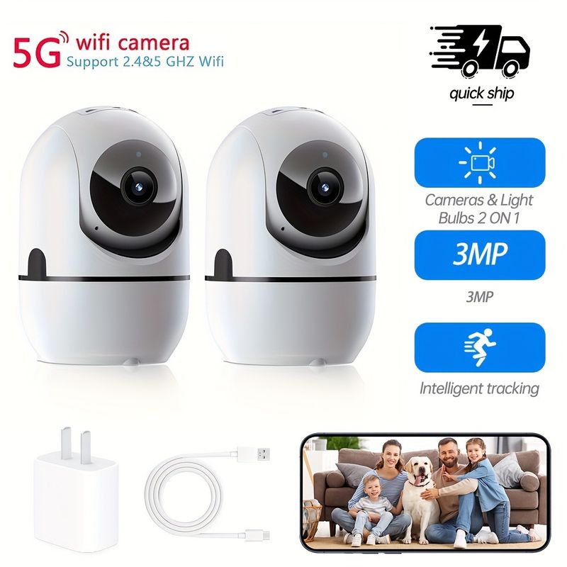 2025 New 2K Security Camera Indoor Baby Monitor Pet_voghion.com