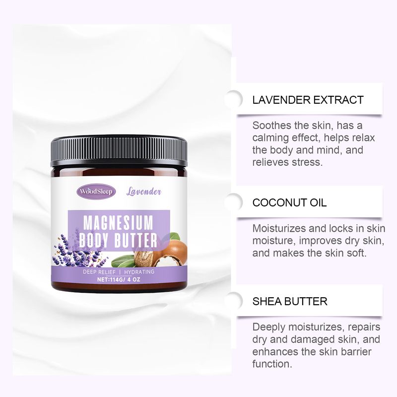 WoodSleep Lavender Body Moisturizer Body Moisturizing Moisturizing Soothing Sleep Refreshing Skin Cream_voghion.com