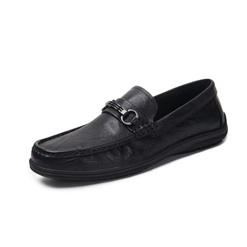 Comode scarpe basse in pelle casual slim fit per uomo_voghion.com
