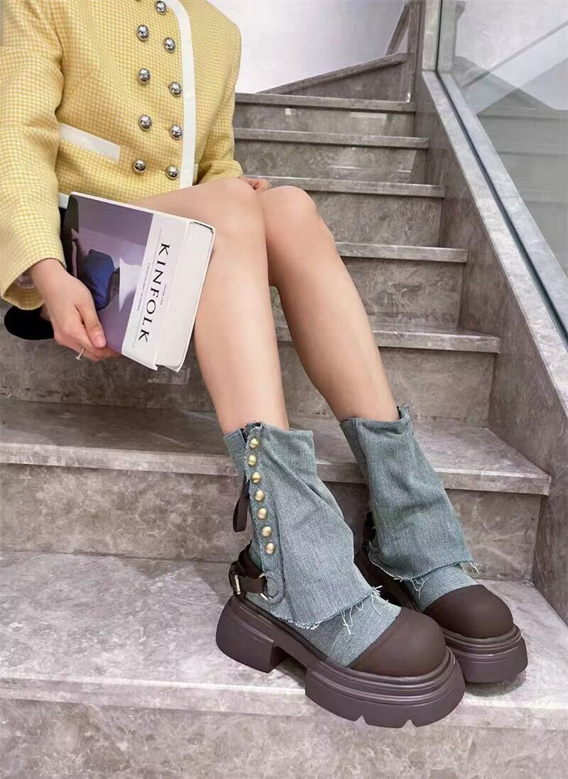 p9/Martin wo, τζιν κοντά πριτσίνια, μπότες δύο τεμαχίων σε στυλ καυτού κοριτσιού, χοντρές σόλες, ψηλόμεσες μπότες για μικρόσωμα άτομα,_voghion.com