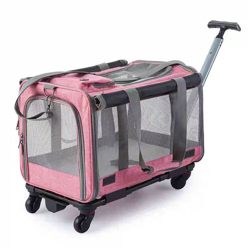 Mehrzweck-Tragetasche für Haustiere, tragbar, für unterwegs, für Katzen und kleine Hunde, Trolley-Tasche_voghion.com