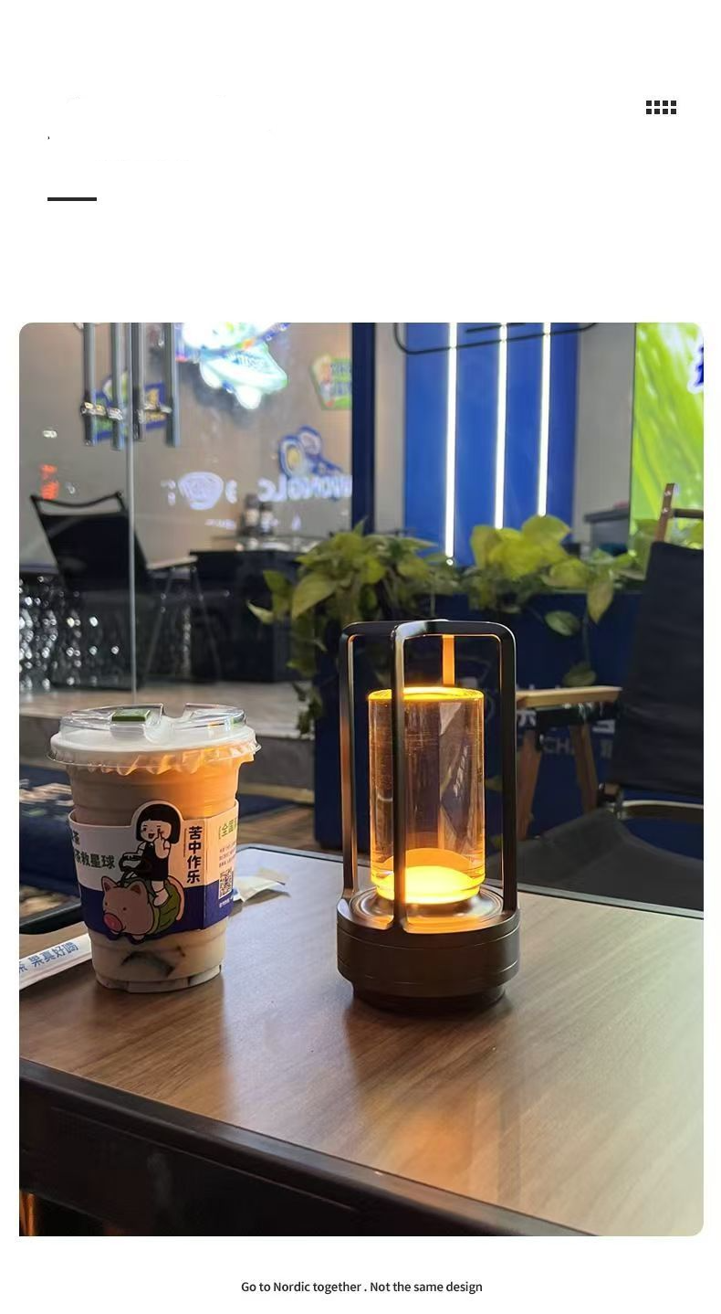 Outdoor Camping Lights, Bar, Dining Table, Desktop Atmosphere Bedroom Night Light, Bedside Charging Bar Table Lamp_voghion.com