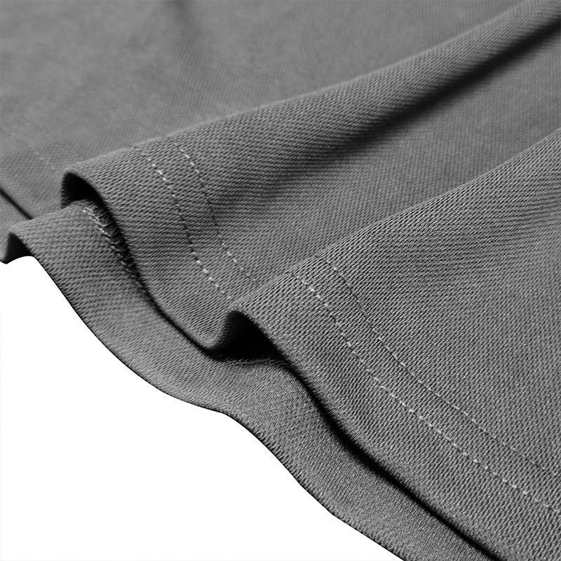 Herrenbekleidung Freizeithemd Mode Revers Farblich passendes All Match T-Shirt_voghion.com