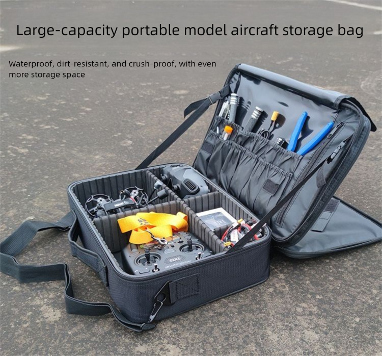 FPV Drone Model Storage Bag Oxford Waterproof Large Capacity Portable Easy-to-Carry Accessories Toolbox_voghion.com