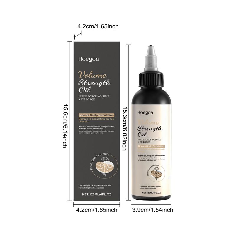 HOEGOA Moisturizing Care Gentle Nourishing Smooth Hair Scalp Massage External Application Essence Oil_voghion.com