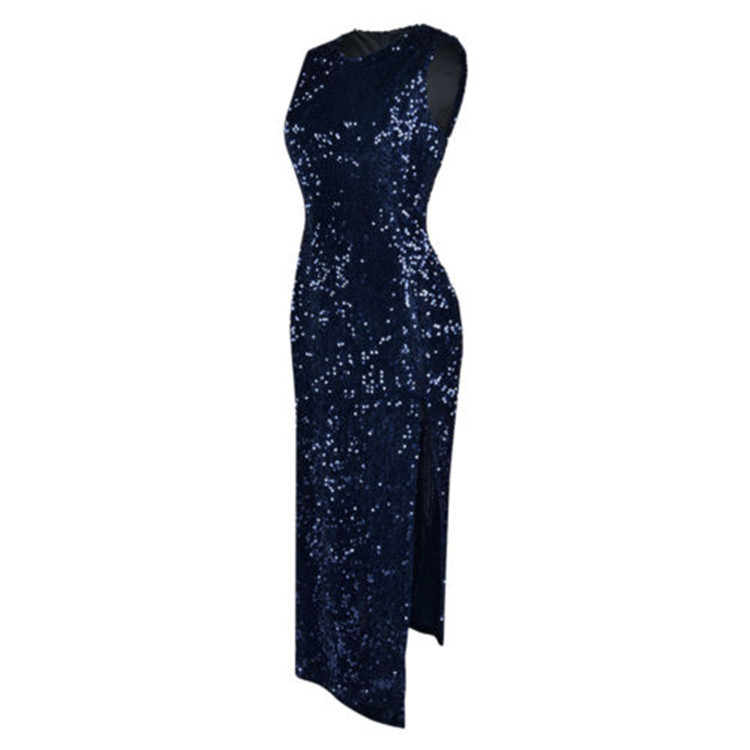 Îmbrăcăminte pentru femei populare club de noapte rochie sexy pentru femei rochie rochie neregulată cu paiete_voghion.com