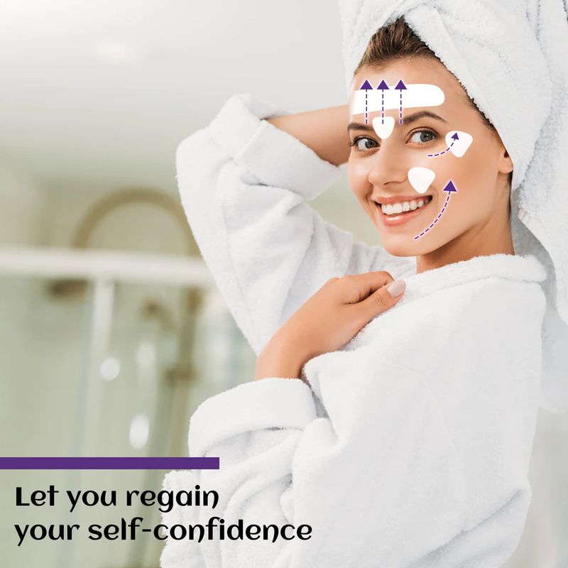 EELHOE Facial Wrinkle Patch can lift face, tighten skin, and make the skin droop_voghion.com