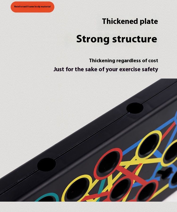 Multifunktionaler Liegestützständer für Männer, Trainingsbrett, Fitnessgerät, Brusttrainingsgerät, professionelles Training_voghion.com